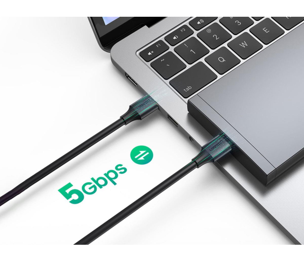 UGREEN Kabel USB 3.0 A-A  	US128 3m czarny - 1489108 - zdjęcie 3